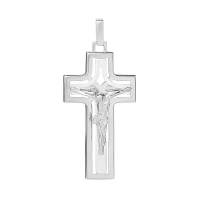 Православный серебряный крестик  (арт. Х501574м-1)