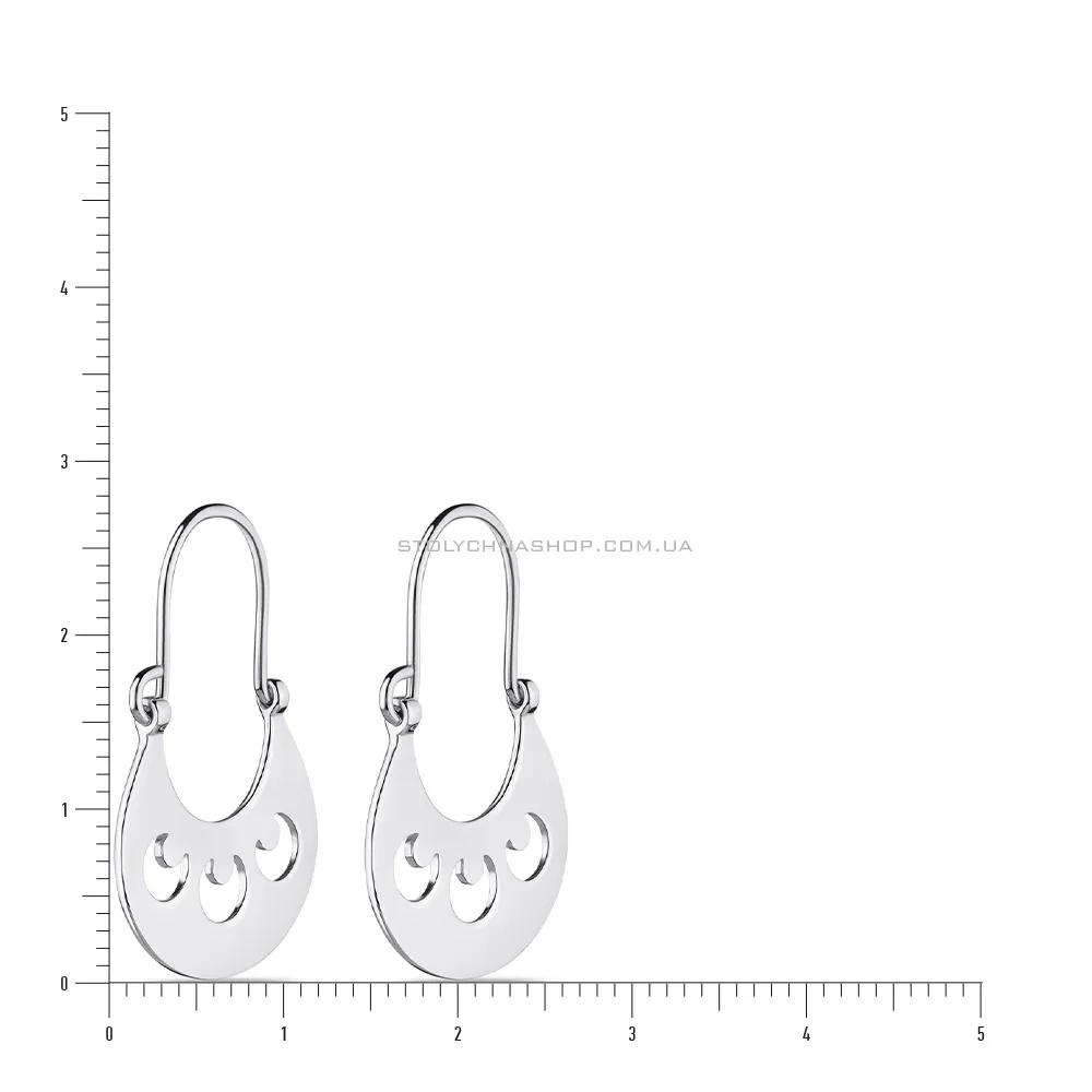 Срібні сережки  (арт. 7502/3988)