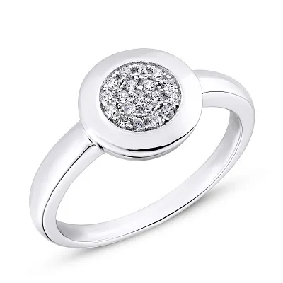 Серебряное кольцо с фианитами (арт. 7501/4354)