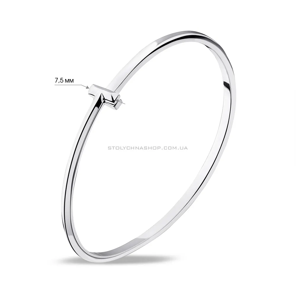 Срібний жорсткий браслет Trendy Style (арт. 7509/4320)