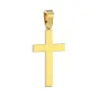 Підвіска-хрестик з жовтого золота (арт. 440407ж)
