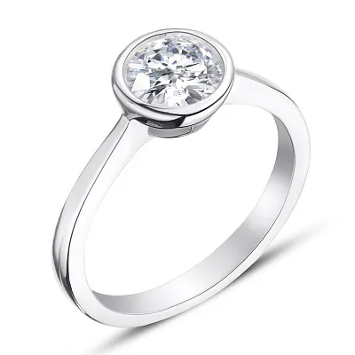 Серебряное кольцо с фианитом (арт. 7501/4495)