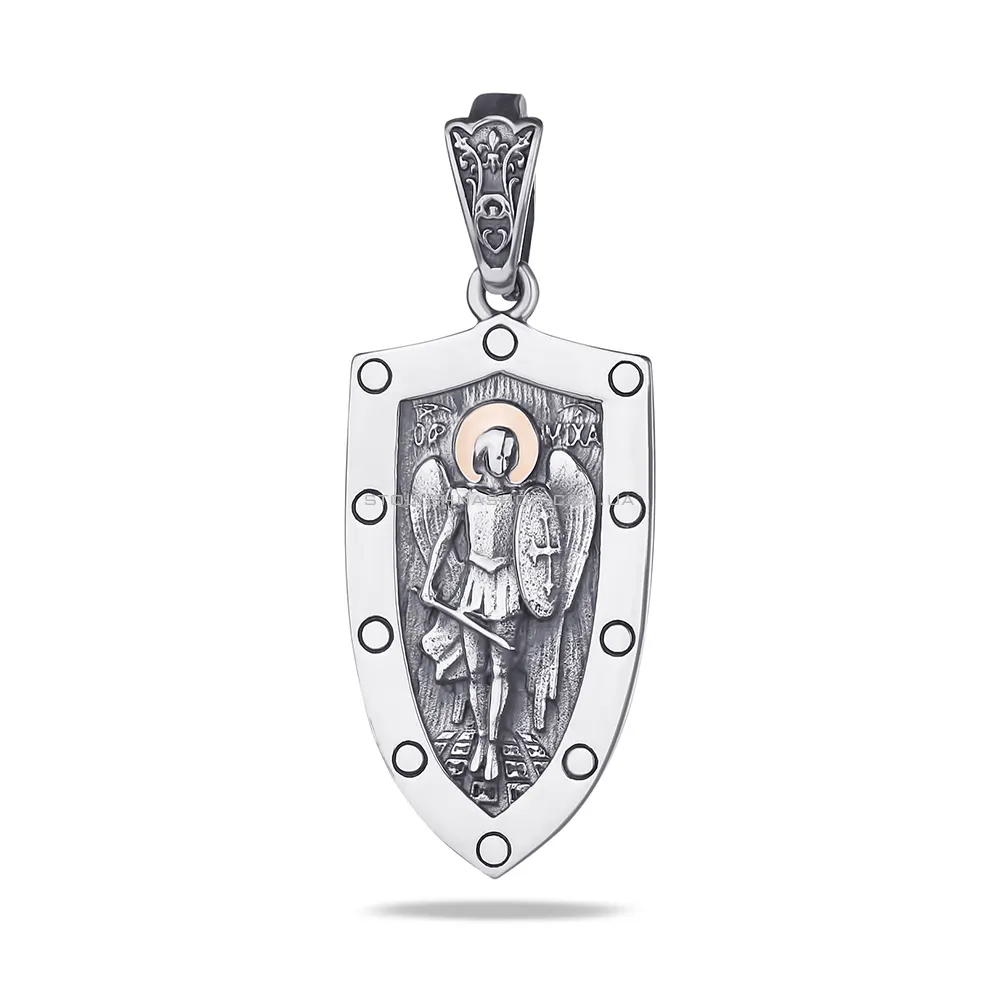 Серебряный кулон «Архангел Михаил» (арт. 7203/570-пю) - цена