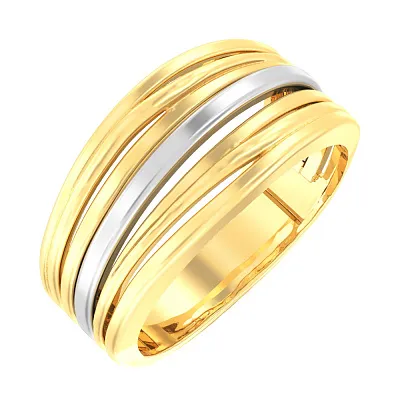 Золотое кольцо Синергия без камней (арт. 140664ж)