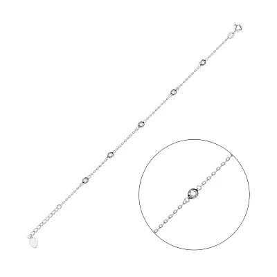 Браслет зі срібла з фіанітами (арт. 7509/2289)