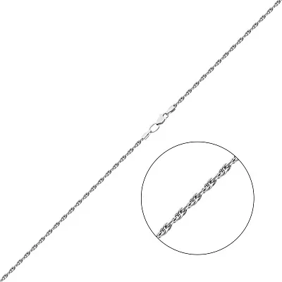 Ланцюжок зі срібла в плетінні Джгут (арт. 0303304)