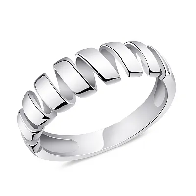 Серебряное кольцо "Спираль"  (арт. 7501/5725)