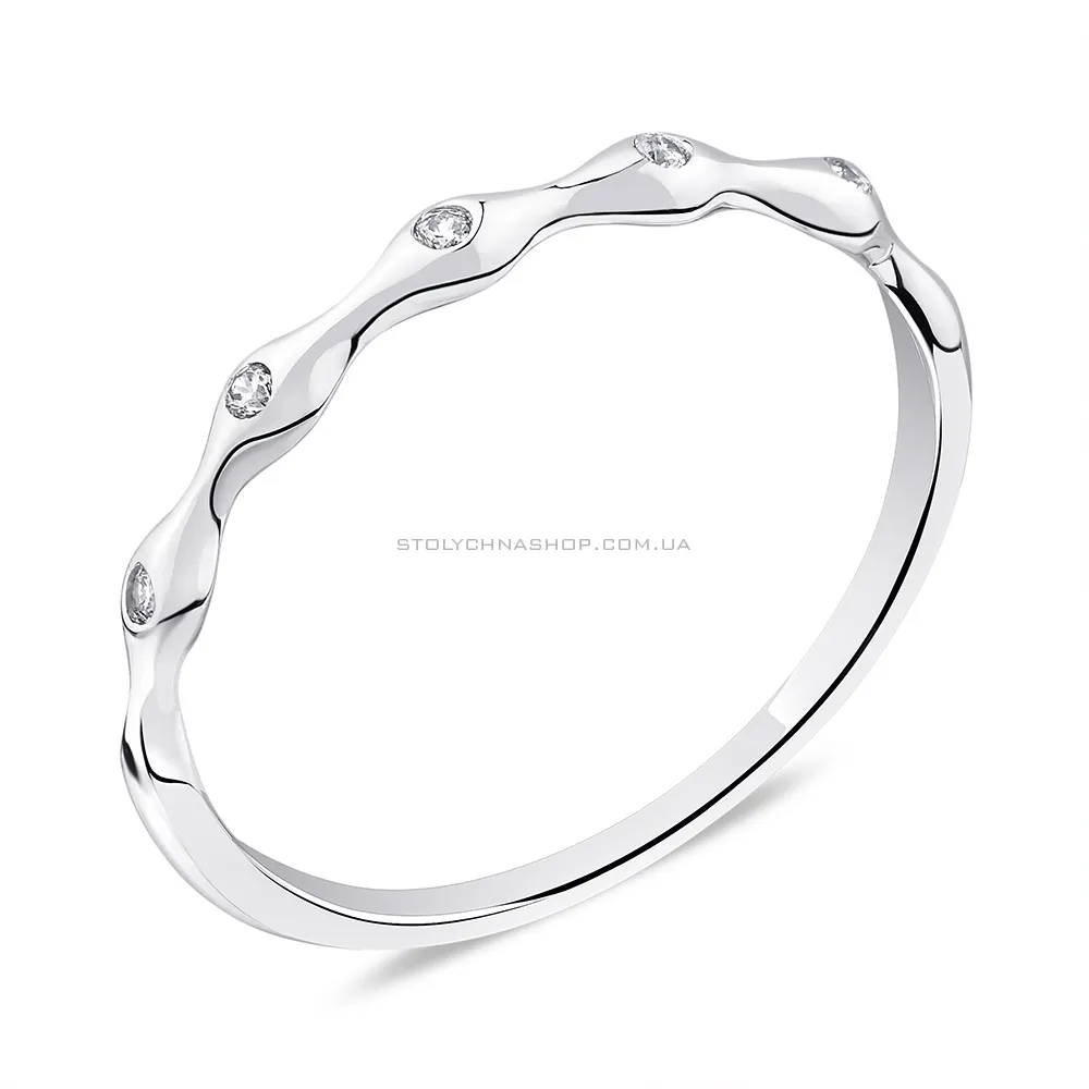 Кольцо серебряное с фианитами (арт. 7501/6259)