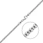 Срібний ланцюжок плетіння Шопард фантазійний (арт. 03019110)