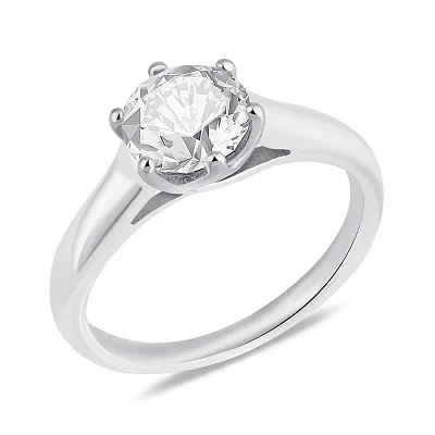 Серебряное кольцо с фианитом (арт. 7501/8047)