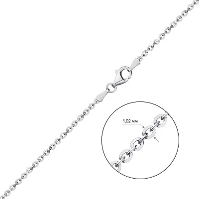 Серебряная цепочка плетения Якорное круглое (арт. 0300902)