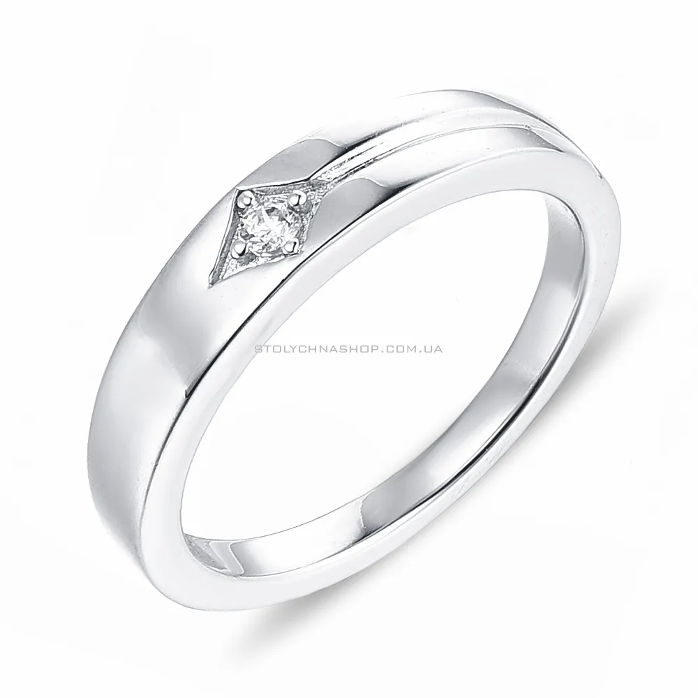 Серебряное кольцо с фианитом (арт. 7501/4279)
