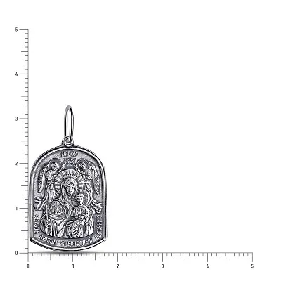 Серебряная ладанка «Живоносный источник» (арт. 7917/37801)