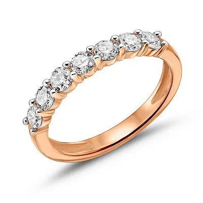 Золотое кольцо с бриллиантами  (арт. 1108237201)