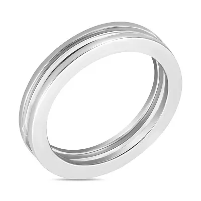 Золотое кольцо в белом цвете металла (арт. 153405б)