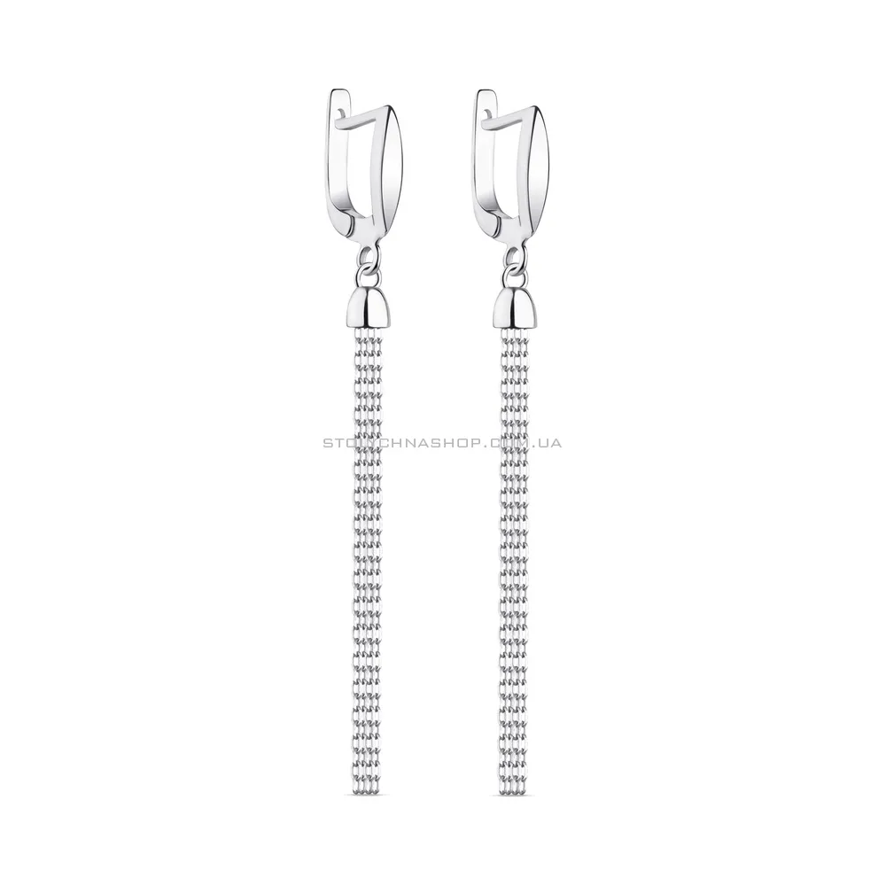 Срібні сережки-підвіски (арт. 7502/0531)