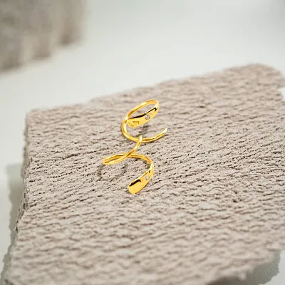 Серьги из желтого золота  (арт. 109150ж)