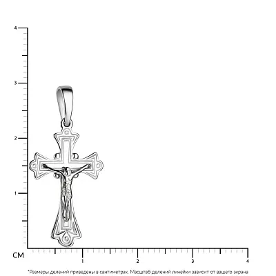 Золотой нательный крестик с распятием  (арт. 501405б)