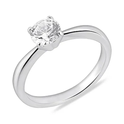 Серебряное кольцо с фианитом (арт. 7501/8045)