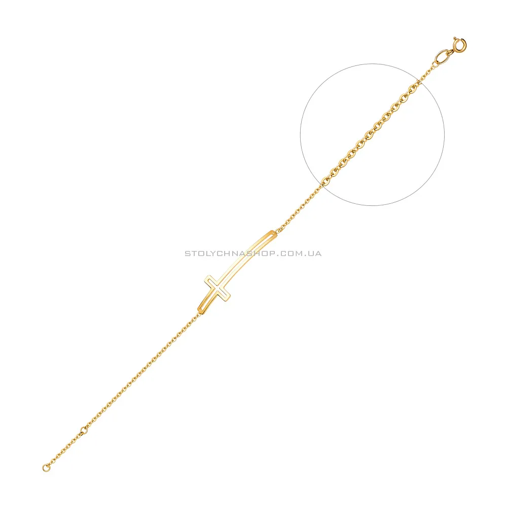 Золотой женский браслет (арт. 321710ж)