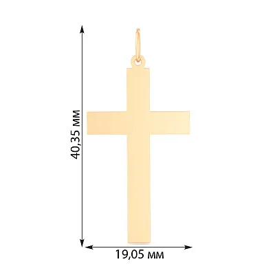 Золотой крестик (арт. 440407/35)
