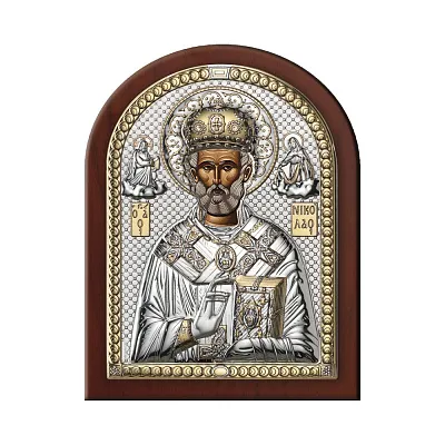 Икона Святитель Николай Чудотворец (110х75 мм) (арт. 84420 2LORO)