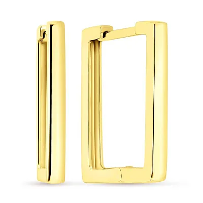 Сережки  из желтого золота (арт. 108373/15ж)