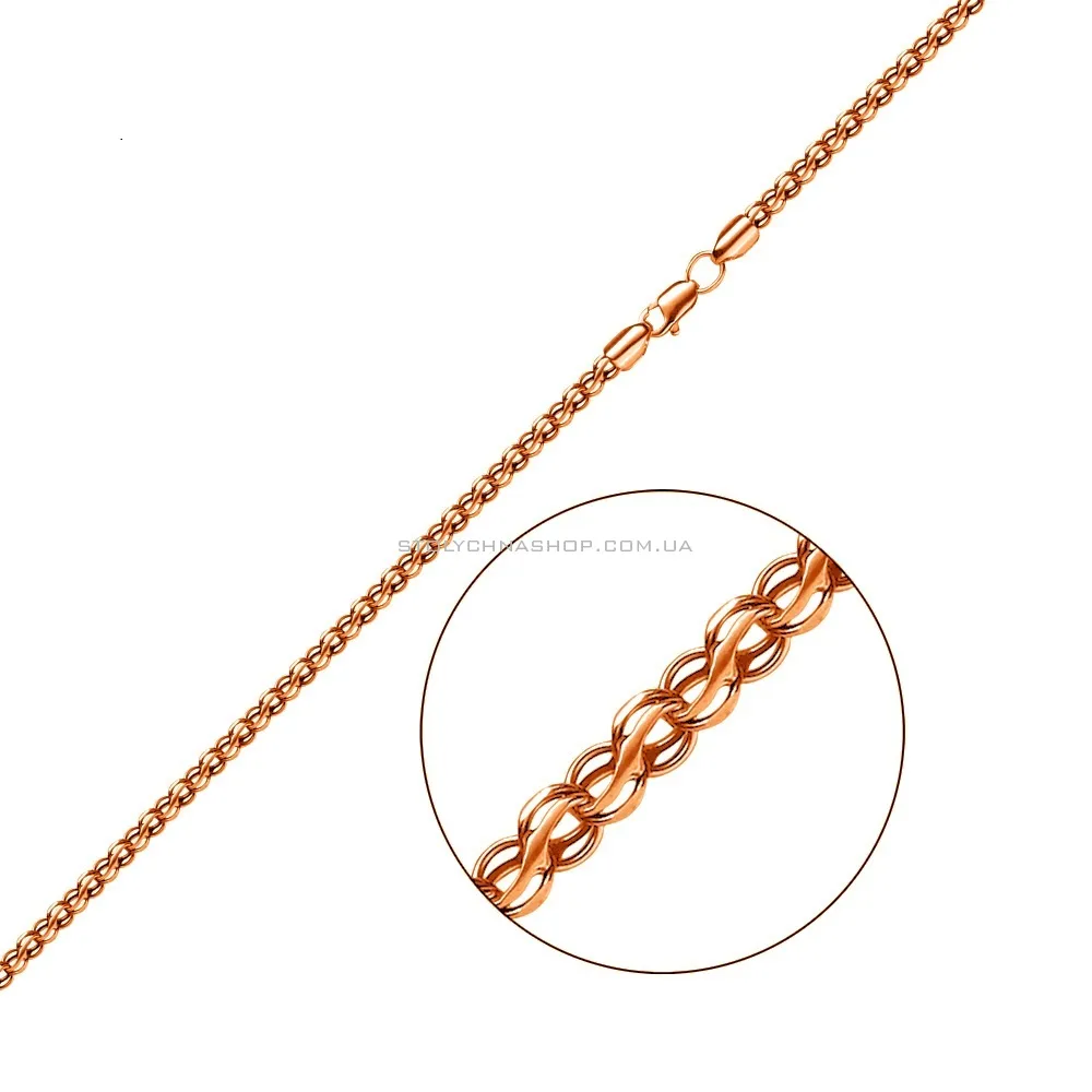 Золотая цепочка плетения Ручеек  (арт. ц3013427) - цена