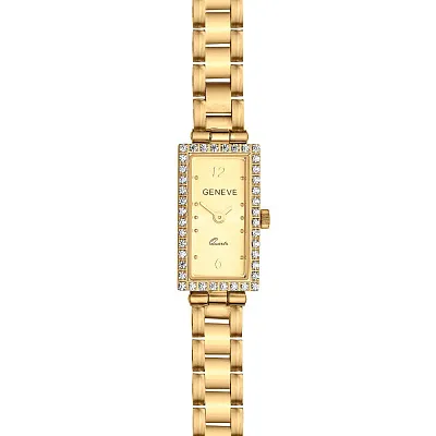 Женские золотые часы с фианитами (арт. 260083ж)