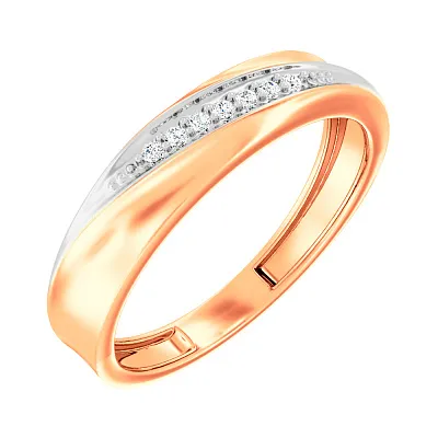 Золотое кольцо с бриллиантами (арт. К011248)