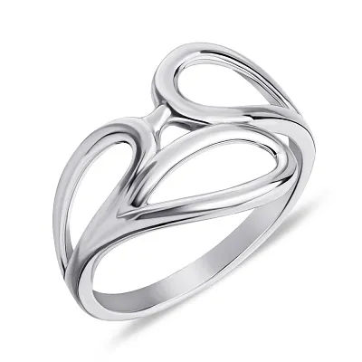 Кольцо серебряное Trendy Style без вставок (арт. 7501/1084р)