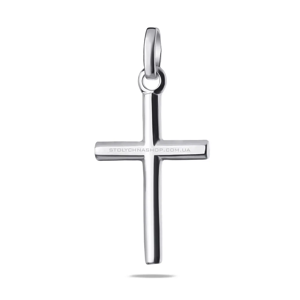 Серебряная подвеска-крестик (арт. 7503/2898)