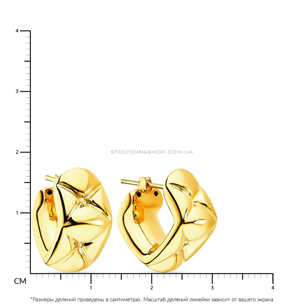 Золоті сережки Francelli (арт. 107394ж)