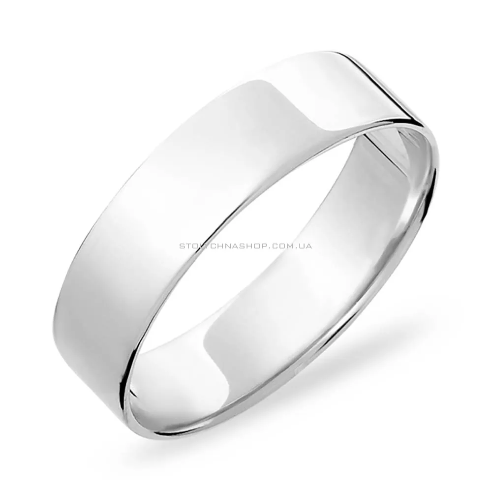 Серебряное обручальное кольцо (арт. Х239180) - цена