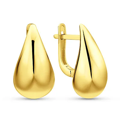 Серьги из желтого золота (арт. 1091823ж)