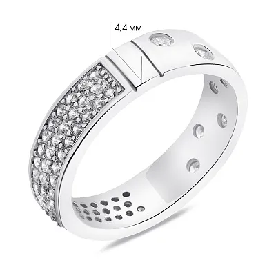 Серебряное кольцо с фианитами (арт. 7501/КК2Ф/2060-16,5)