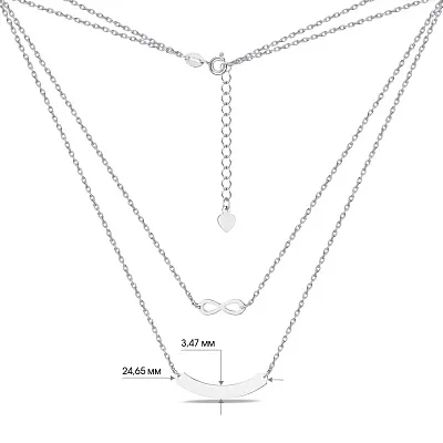 Колье из серебра (арт. 7507/1134)