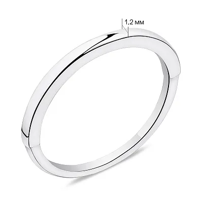 Серебряное кольцо без камней (арт. 7501/6304)