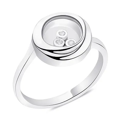Серебряное кольцо с фианитами (арт. 7501/5828)