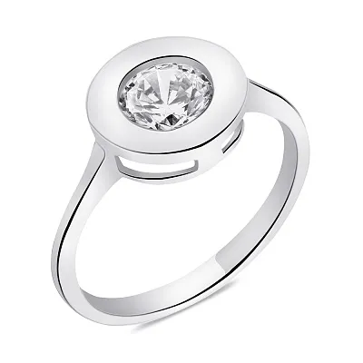 Серебряное кольцо с фианитом (арт. 7501/6290)