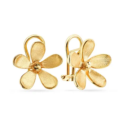Золоті сережки Francelli «Квіти» (арт. 107418ж)