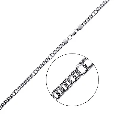 Срібний ланцюжок плетіння Бісмарк (арт. 7908/1094/2-ч)