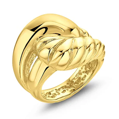 Широкое кольцо из желтого золота Francelli  (арт. 155731ж)