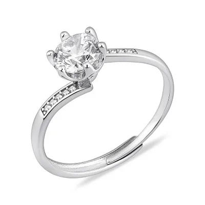 Серебряное кольцо с фианитами (арт. 7501/8062)