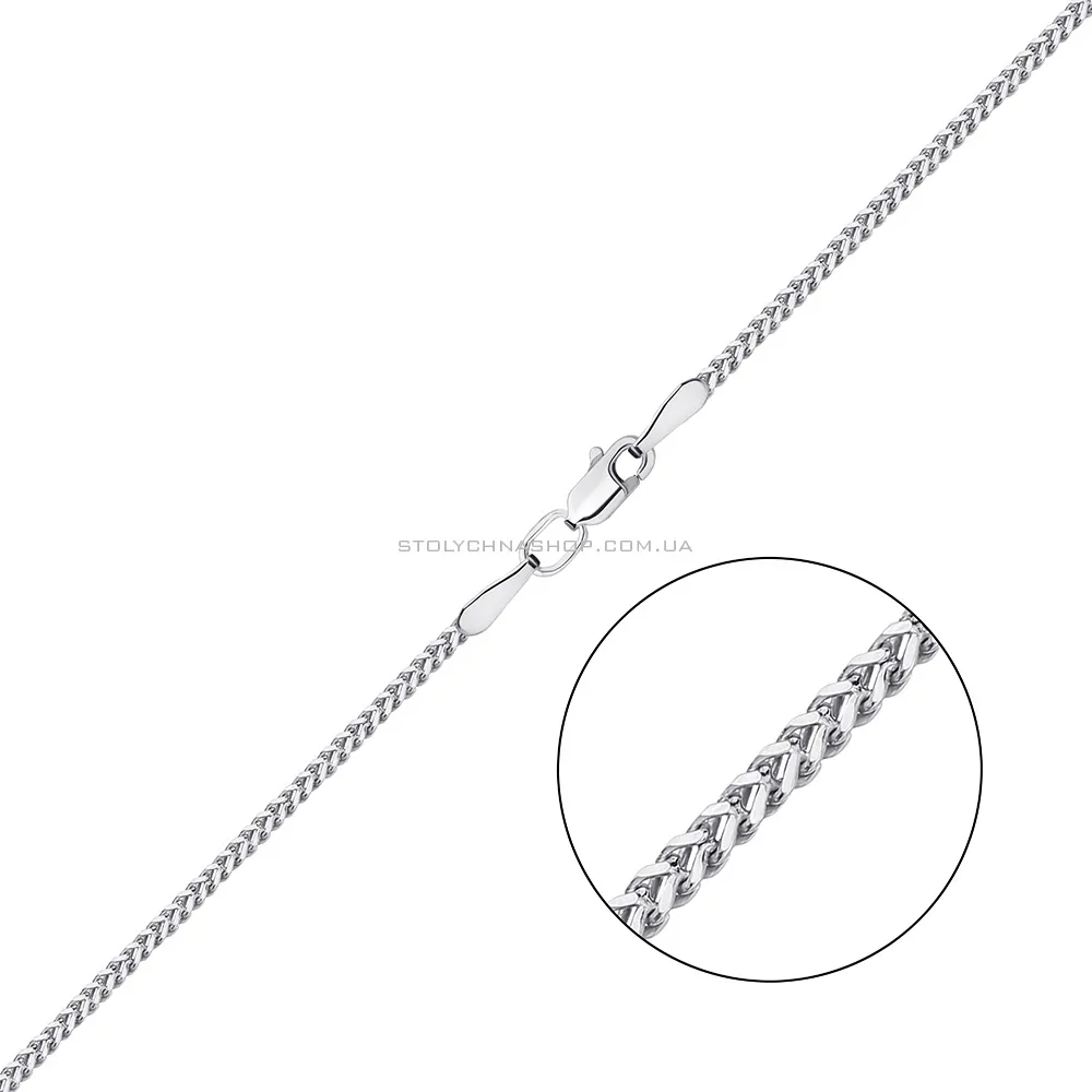 Ланцюжок зі срібла плетіння Спіга квадратна (арт. 7508/3-0348.40.2) - цена