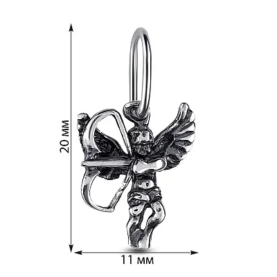 Серебряная подвеска «Купидон» (арт. 7903/3317-ч)