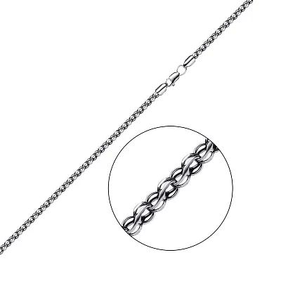 Срібний ланцюжок плетіння Струмочок (арт. 03015224ч)
