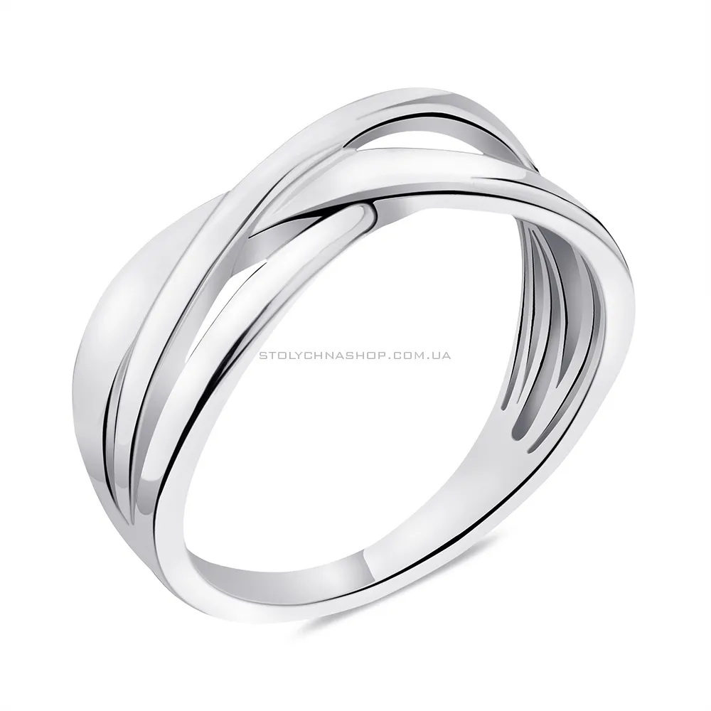 Серебряное кольцо без камней (арт. 7501/6402) - цена