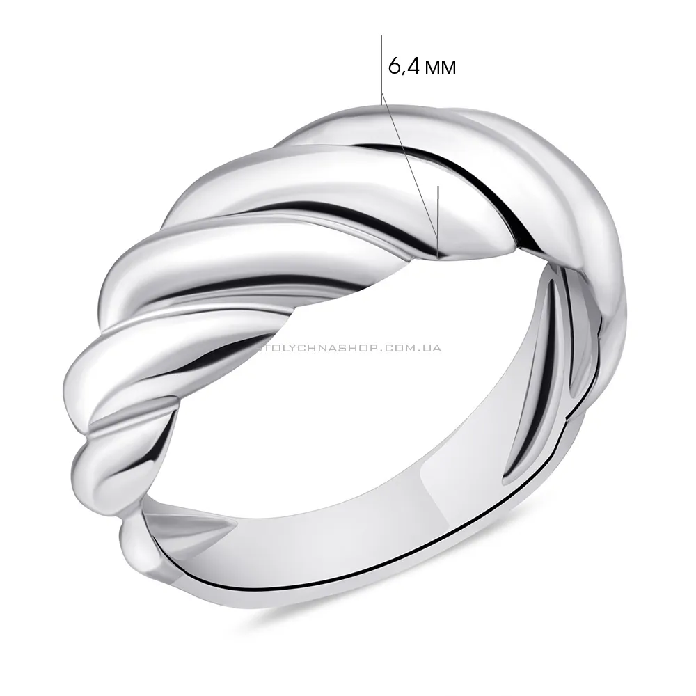 Серебряное кольцо без камней (арт. 7501/5749)