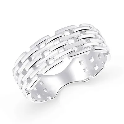 Кольцо из серебра с родированием  (арт. 7501/5703)